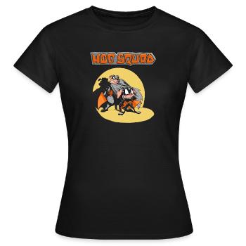 The Hog Squad - Women's T-Shirt - black - Front - AI Model Female 172 dark (172cm)