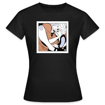 Alice im Wunderland - Frauen T-Shirt - Schwarz - Vorne - AI Model Female 172 dark (172cm)