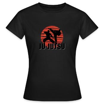 Ju-Jutsu Ju Jitsu Jiu Jitsu Martial Arts Martial Arts - Women's T-Shirt - black - Front - AI Model Female 172 dark (172cm)