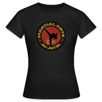 Ju-Jutsu - Frauen T-Shirt - Schwarz - Vorne - AI Model Female 172 dark (172cm)