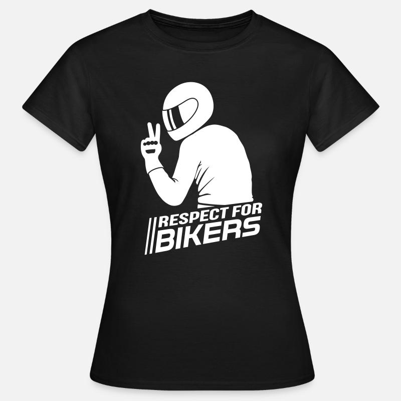 Respect for Bikers - Women's T-Shirt - black