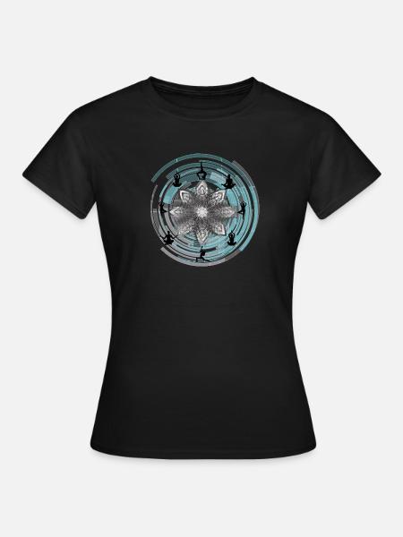 Yoga - Frauen T-Shirt - Schwarz