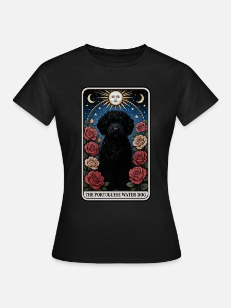 Portugiesischer Wasserhund - Frauen T-Shirt - Schwarz