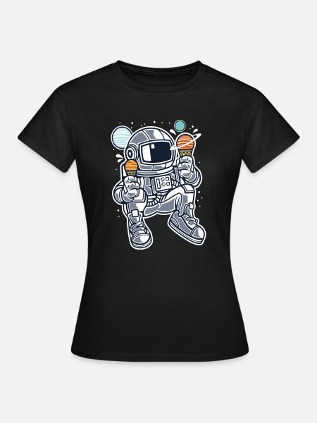 Ice Cream Astronaut - Women's T-Shirt - black