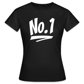 Nummer eins - Frauen T-Shirt - Schwarz - Vorne - AI Model Female 172 dark (172cm)