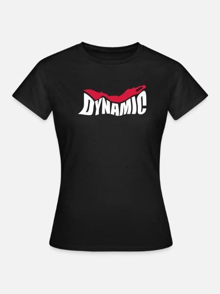 Dynamic-Freediver - Frauen T-Shirt - Schwarz