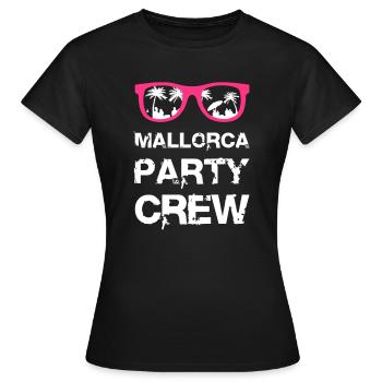 Mallorca Party Crew - Frauen T-Shirt - Schwarz - Vorne - AI Model Female 172 dark (172cm)