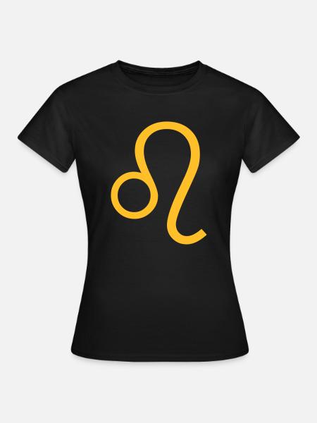 Sternzeichen: Löwe - Frauen T-Shirt - Schwarz