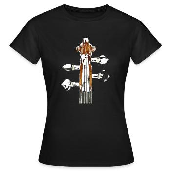 Fiddle jagged - Women's T-Shirt - black - Front - AI Model Female 172 dark (172cm)