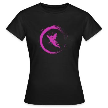 fairy - Women's T-Shirt - black - Front - AI Model Female 172 dark (172cm)