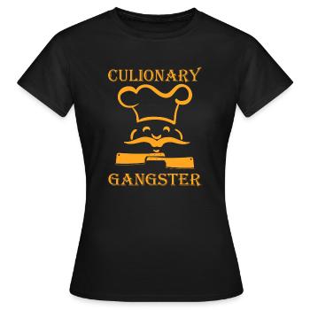 Cuisine cuisine cuisine cuisine Food Kitchen - T-shirt Femme - noir - Devant - AI Model Female 172 dark (172cm)