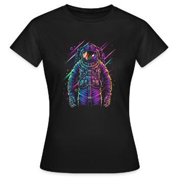 Voyageur temporel - T-shirt Femme - noir - Devant - AI Model Female 172 dark (172cm)