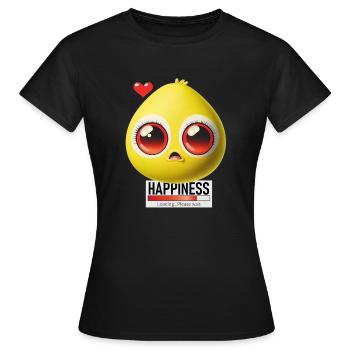 Zitro in Love | Design mit Herz zum Valentinstag | - Frauen T-Shirt - Schwarz - Vorne - AI Model Female 172 dark (172cm)