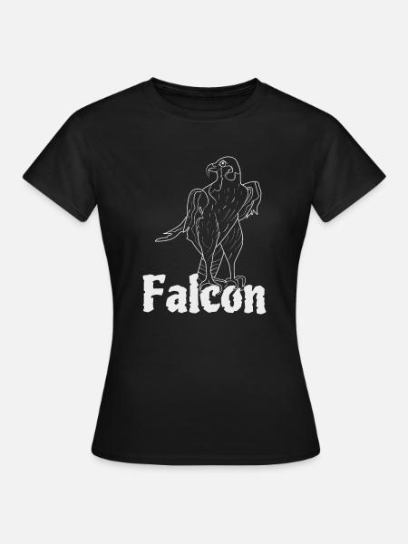Falcon - Frauen T-Shirt - Schwarz