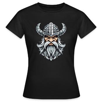 fierce Viking - Women's T-Shirt - black - Front - AI Model Female 172 dark (172cm)