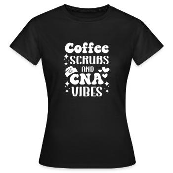 CNA Nursing Quotes Certified Nurse Assistant Gifts - Frauen T-Shirt - Schwarz - Vorne - AI Model Female 172 dark (172cm)