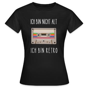 Je ne suis pas vieux - T-shirt Femme - noir - Devant - AI Model Female 172 dark (172cm)