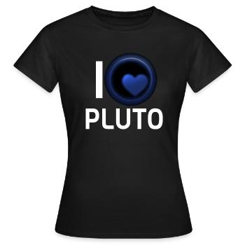 J’adore Pluton - T-shirt Femme - noir - Devant - AI Model Female 172 dark (172cm)