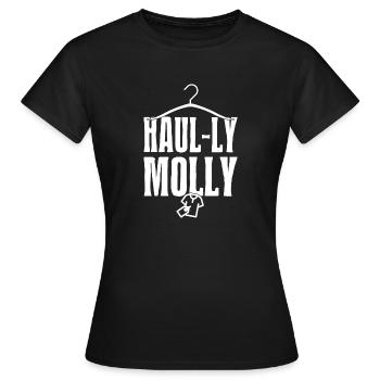 Friperie Haul-ly Molly Love Friperie - T-shirt Femme - noir - Devant - AI Model Female 172 dark (172cm)