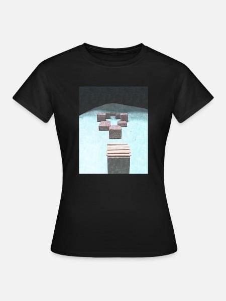 Blocks - Frauen T-Shirt - Schwarz