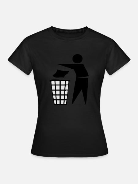 keep tidy - Frauen T-Shirt - Schwarz