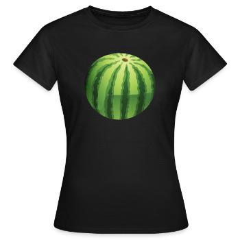 Watermelon - Women's T-Shirt - black - Front - AI Model Female 172 dark (172cm)