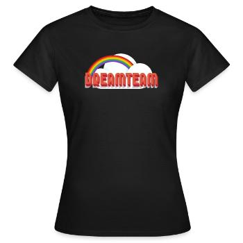 dreamteam - Women's T-Shirt - black - Front - AI Model Female 172 dark (172cm)