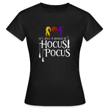 Es ist nur ein Haufen Hokuspokus - Frauen T-Shirt - Schwarz - Vorne - AI Model Female 172 dark (172cm)