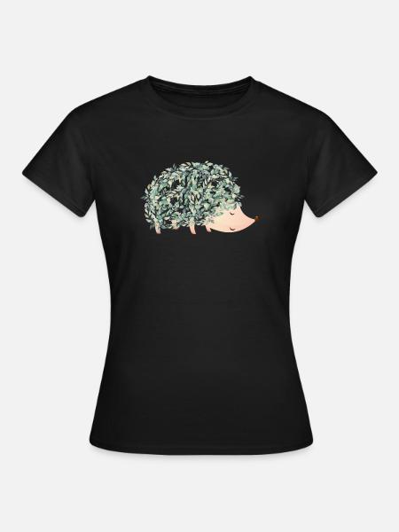 Igel - Frauen T-Shirt - Schwarz