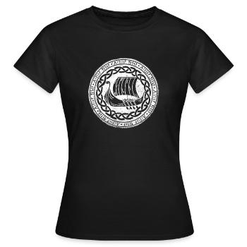 Rune en métal - T-shirt Femme - noir - Devant - AI Model Female 172 dark (172cm)