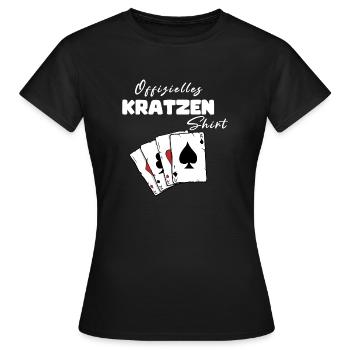 Chemise officielle Scratch - T-shirt Femme - noir - Devant - AI Model Female 172 dark (172cm)