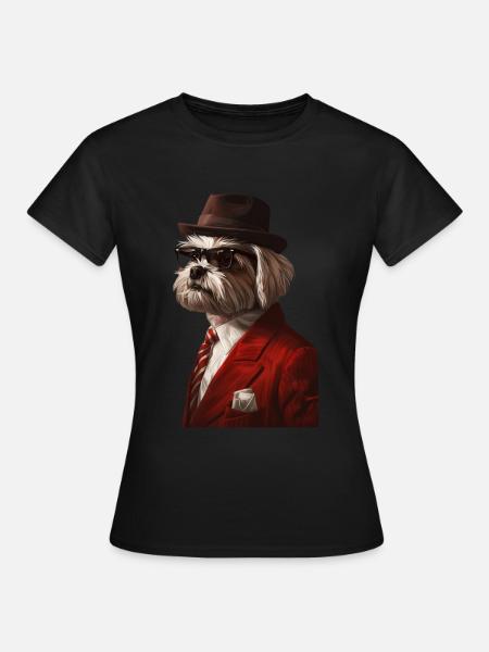 Havaneser - Frauen T-Shirt - Schwarz