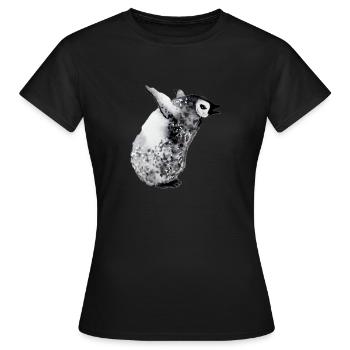 Crying baby penguin - Women's T-Shirt - black - Front - AI Model Female 172 dark (172cm)