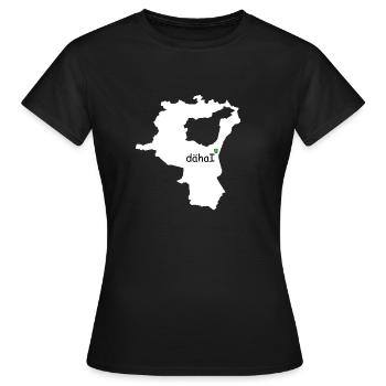 Canton of St Gallen - Women's T-Shirt - black - Front - AI Model Female 172 dark (172cm)