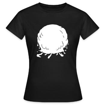 Schneeball der Schmilzt - Frauen T-Shirt - Schwarz - Vorne - AI Model Female 172 dark (172cm)