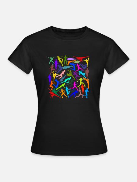Sport Art - Frauen T-Shirt - Schwarz