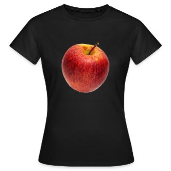 Pomme - T-shirt Femme - noir - Devant - AI Model Female 172 dark (172cm)