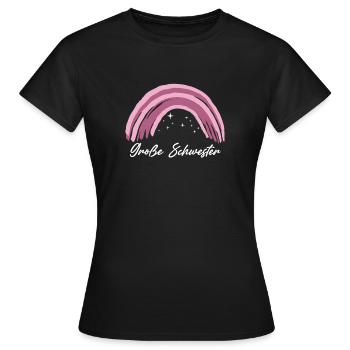 Große Schwester 2021 Werdende Schwester Shirt - Frauen T-Shirt - Schwarz - Vorne - AI Model Female 172 dark (172cm)