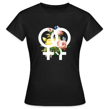 Lesbienne - T-shirt Femme - noir - Devant - AI Model Female 172 dark (172cm)