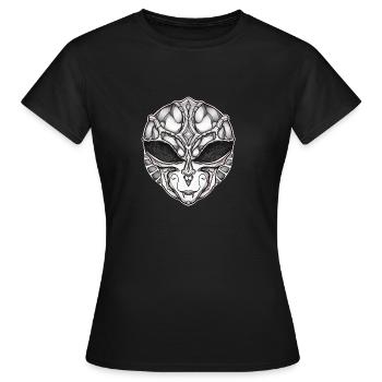 Dark Alien 23 - T-shirt Femme - noir - Devant - AI Model Female 172 dark (172cm)
