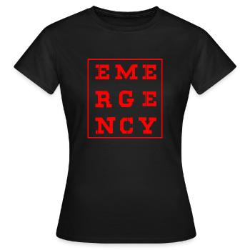 Infirmière Médecin Infirmière Hôpital - T-shirt Femme - noir - Devant - AI Model Female 172 dark (172cm)