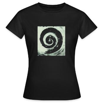 SPIRALE VERTE - T-shirt Femme - noir - Devant - AI Model Female 172 dark (172cm)