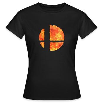 Smash Ball bros - Frauen T-Shirt - Schwarz - Vorne - AI Model Female 172 dark (172cm)
