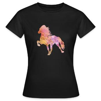 Tölter « Splash » - T-shirt Femme - noir - Devant - AI Model Female 172 dark (172cm)
