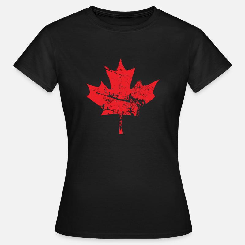 Canadian Maple Leaf - Women's T-Shirt - black