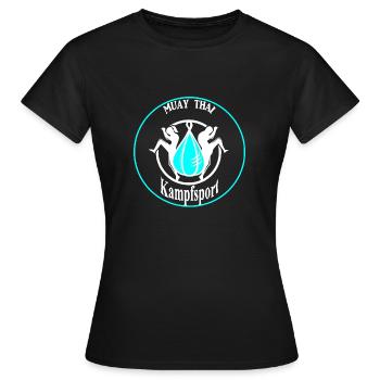art martial - T-shirt Femme - noir - Devant - AI Model Female 172 dark (172cm)