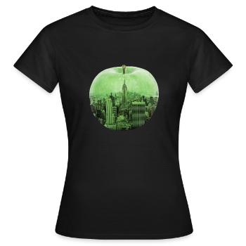 New York - T-shirt Femme - noir - Devant - AI Model Female 172 dark (172cm)