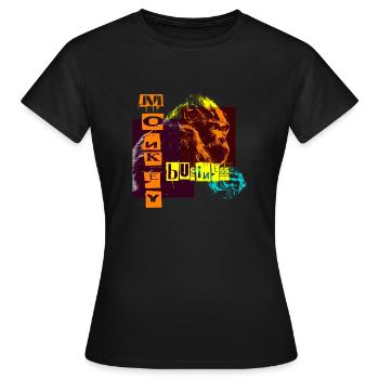monkey business - T-shirt Femme - noir - Devant - AI Model Female 172 dark (172cm)