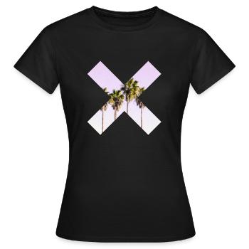 X Palm - T-shirt Femme - noir - Devant - AI Model Female 172 dark (172cm)