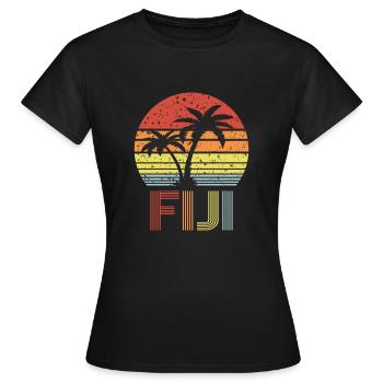 Fiji - Women's T-Shirt - black - Front - AI Model Female 172 dark (172cm)